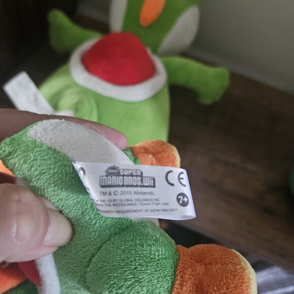 Yoshi Nintendo Plush Lot 2 Yoshi 1 Mushroom Super Mario Brothers Bundle Cute. EC - Picture 8 of 8
